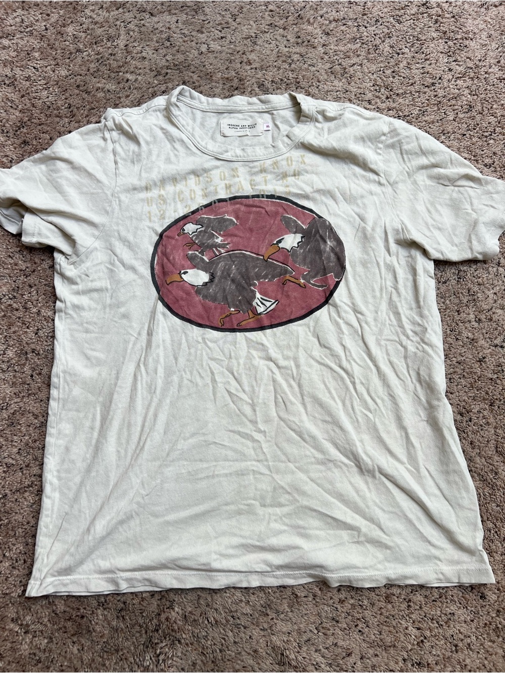 Imogene and Willie Graphic T-Shirt Davidson Knox Contracting, Size Extra Large